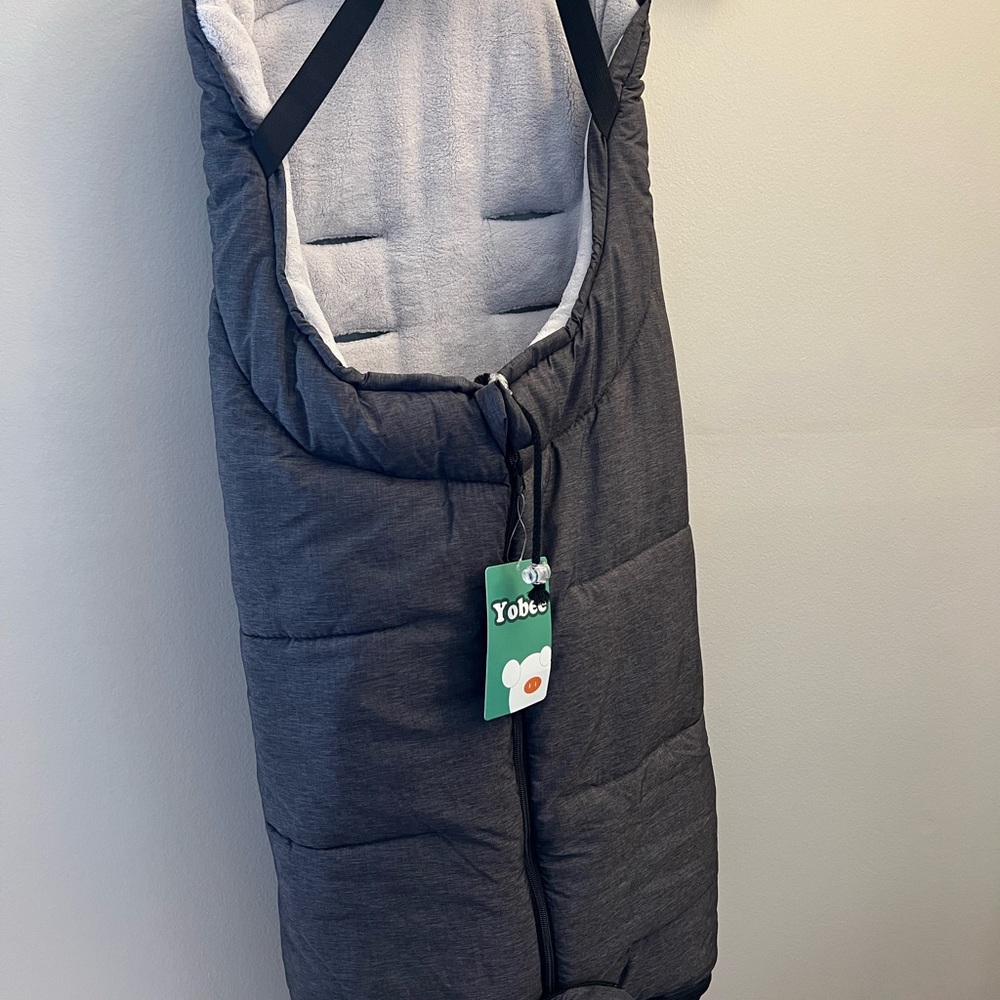 Gray Baby Stroller Footmuff